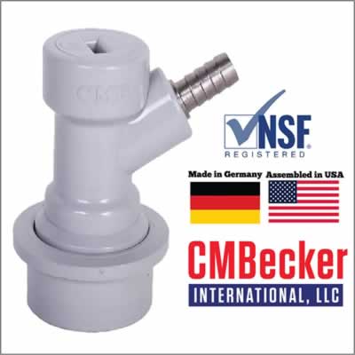 Ball Lock Disconnect (Gas) 1/4" Barb (Alternate View 2)