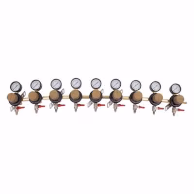 Taprite 9-Body Secondary CO2 Regulator / Beer CO2 Regulator, 9 Body Secondary - TAPRITE