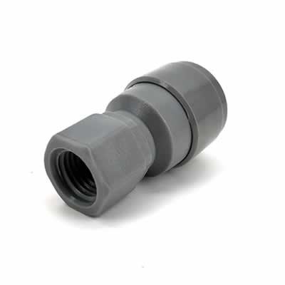 Duotight Push-In Fitting - 9.5mm (3/8") x 1/4" Flare Connector (Alternate View 3)