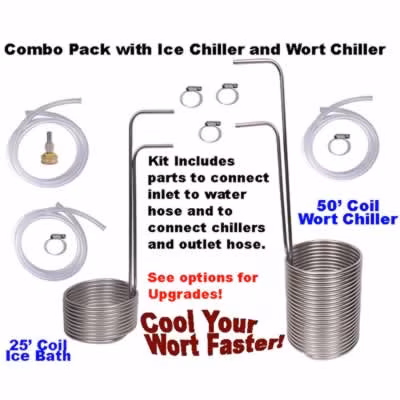 Ice Chiller and Wort chiller Combo Pack / Ice Chiller and Wort chiller Combo Pack