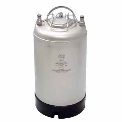 AEB 3 Gallon Ball Lock Keg - Stainless Steel Homebrew Keg / 3 Gallon Kegs (NEW) Ball Lock