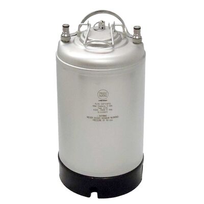 AEB 3 Gallon Ball Lock Keg - Stainless Steel Homebrew Keg / 3 Gallon Kegs (NEW) Ball Lock