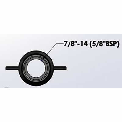 Beer Nut, with wings, Stainless Steel with plastic wing (Alternate View 4)