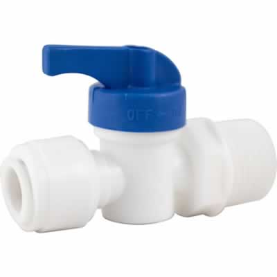 Duotight Push-In Ball Valve Fitting - 9.5mm (3/8") x 1/2" BSP Thread / Duotight Push-In Fitting - 9.5 mm (3/8 in.) x 1/2