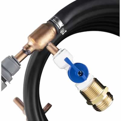 Duotight Push-In Ball Valve Fitting - 9.5mm (3/8") x 1/2" BSP Thread (Alternate View 2)