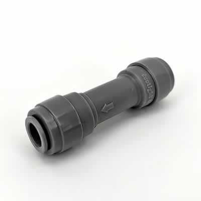 Duotight Inline Check Valve Push-In Fitting - 8mm (5/16") / Duotight Check Valve Push-In Fitting - 8 mm (5/16