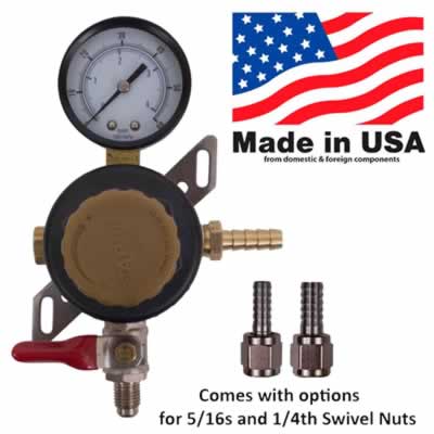 Taprite 1-Body Secondary CO2 Regulator (Alternate View 2)