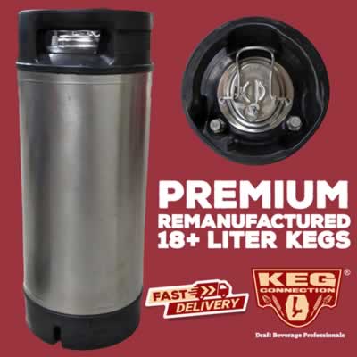 Refurbished 18+ Liter Ball Lock Keg (AEB, Safer, Cornelius Brands) (Alternate View 2)