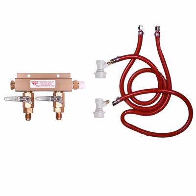 2-Way Gas Extension Kit for Air Distributors / 2-Way Gas Extension Kit