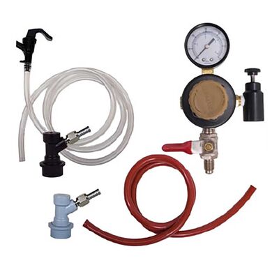 Basic Homebrew Keg Kit - Single Tap Pin Valve Kit (No Tank) (Alternate View 1)