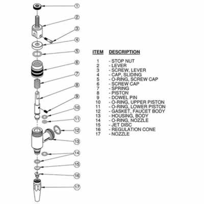 Stout Faucet Parts (Alternate View 2)