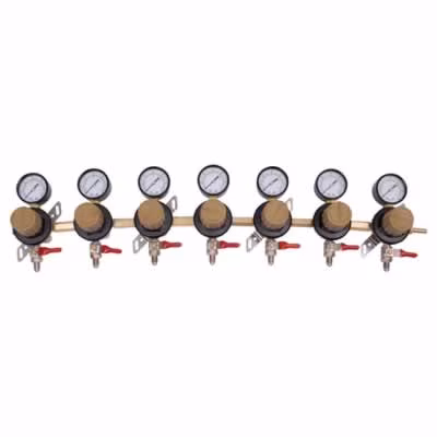 Taprite 7-Body Secondary CO2 Regulator / Beer CO2 Regulator, 7 Body Secondary - TAPRITE