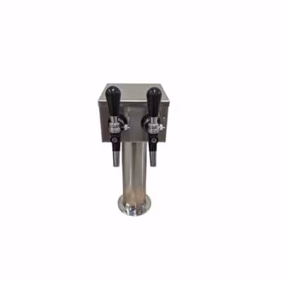 Two Faucet T Tower with 2 CMB Flow Control X1 Faucet and  Shanks / Two Faucet T Tower with 2 CMB Flow Control X1 Fauc