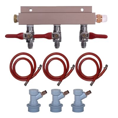 3-Way Gas Extension Kit for Keg Systems (Alternate View 1)