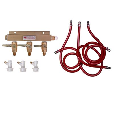 3-Way Gas Extension Kit for Keg Systems (Alternate View 4)
