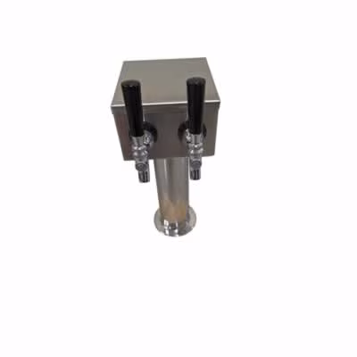 Two Faucet T tower with 2 Standard Faucets / Two Faucet T tower with 2 Standard Faucets