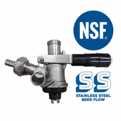 Sanke "S" Beer Coupler Stainless Steel Body and Probe! (Alternate View 2)