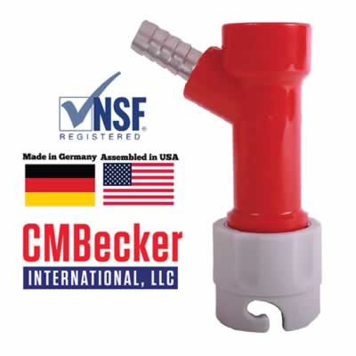 Pin Lock Disconnect (Gas) 1/4" Barb (Alternate View 2)