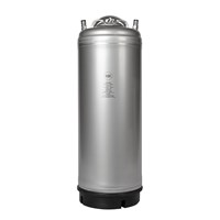 AMCYL 5 Gallon Ball Lock Keg - Single Handle (304 Stainless) / 