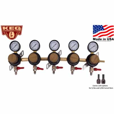 Taprite 5-Body Secondary CO2 Regulator (Alternate View 2)