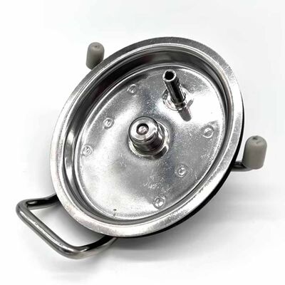Stainless Steel Keg Lid with Liquid Ball Lock Post (Alternate View 2)
