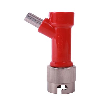 Pin Lock Disconnect w/ Metal Collar (Liquid) 3/8" Barb / Pin Lock Disconnect w/ Metal Collar (Liquid) 3/8"