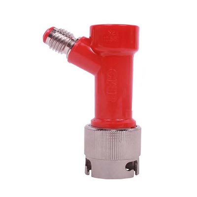 Pin Lock Disconnect w/ Metal Collar (Liquid) 1/4" Barb / Pin Lock Disconnect w/ Metal Collar (Liquid) 1/4"