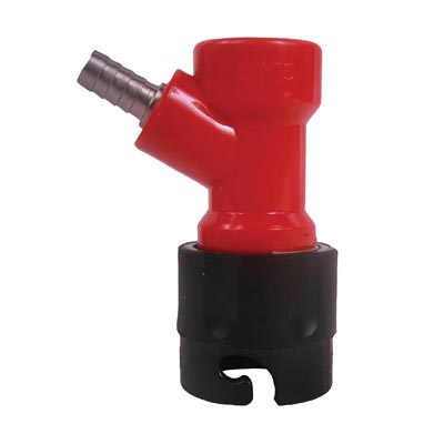 Pin Lock Disconnect Short (Liquid) 1/4" Barb / Pin Lock Disconnect Short (Liquid) 1/4" Barb