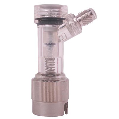 Pin Lock Check Valve Gas Disconnect 1/2" MFL w/ Metal Collar / Pin Lock Check Valve Gas Disconnect 1/2" MFL