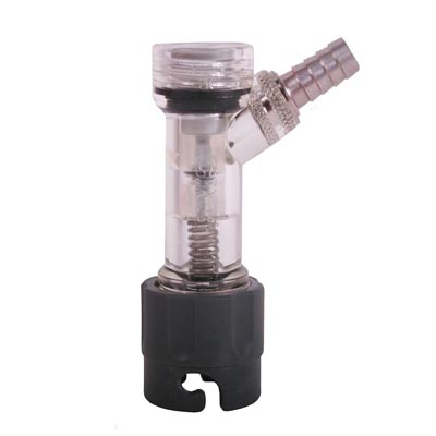 Pin Lock Check Valve Gas Disconnect 1/4" Barb / Pin Lock Check Valve Gas Disconnect 1/4" Barb