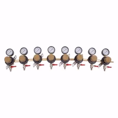 Taprite 8-Body Secondary CO2 Regulator / Beer CO2 Regulator, 8 Body Secondary - TAPRITE