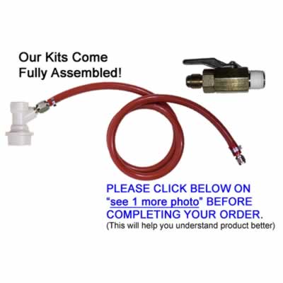 Single Line Gas Extension Kit for Easy Kegerator Expansion (Alternate View 2)