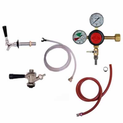1 Faucet Fridge Commercial Kegerator Conversion Kit / 1 Faucet Fridge Commercial Kit