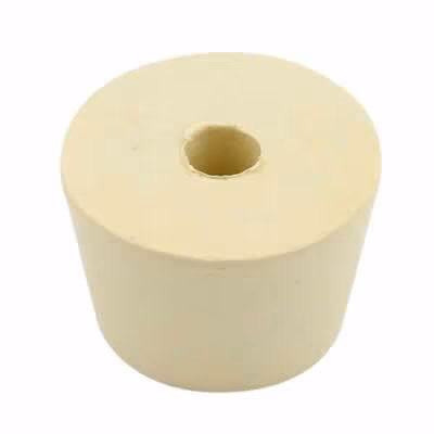 Drilled Rubber Stopper #7 / Drilled Rubber Stopper #7