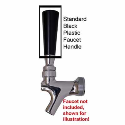 Faucet Tap Handle, Standard, Black (Alternate View 2)