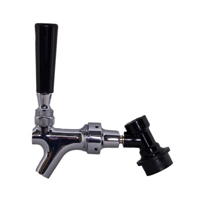 Beer Faucet, Chrome, Cornelius Ball Lock Disconnect Attached / Beer Faucet, Chrome, Cornelius Ball Lock Disconnec