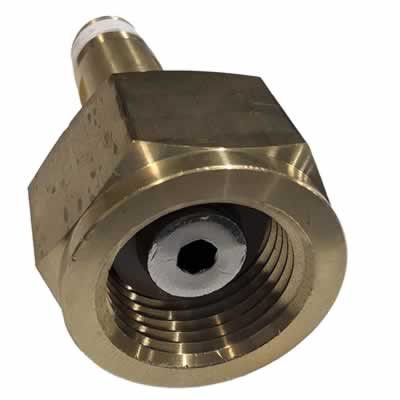 European & Asian CO2 Cylinder Nipple and Nut Connector / Nipple and Nut to fit European and Asian CO2 Cylin