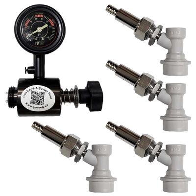 GovReg® Homebrew Ball Lock Deluxe Starter Kit (4 GovRegs + Adjusting Tool) / GovReg Homebrew Ball Lock DELUXE Starter Kit, Incl