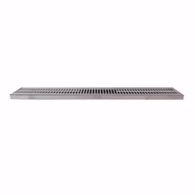 30" Stainless Steel Surface Mount Drip Tray (w/ Drain) / 30 X 5 SS Drip Tray , Surface Mount with Drain