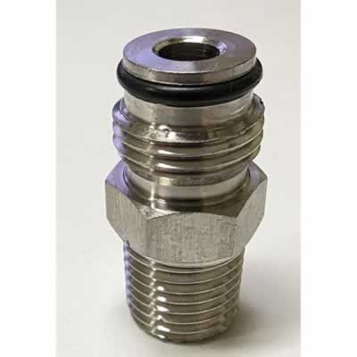 Cornelius Keg Plug Adapter - 19/32" x 1/4" MPT / Corny Plug Adapter 19/32 X 1/4 MPT