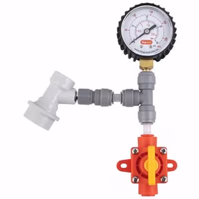 BlowTie Diaphragm Spunding Valve Kit with External Gauge and CMB Disconnect / BlowTie Spunding Valve w/ External Gauge & CMB Dis