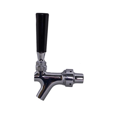 Beer Faucet, Chrome, Cornelius Connector Ready! Adapter Attached / Beer Faucet, Chrome, Cornelius Connector Ready! Ad