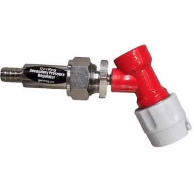GovReg® with CMB pin lock gas disconnect, assembled with adaptor / GovReg® with CMB pin lock gas disconnect, assemble