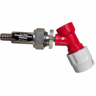 GovReg® with CMB pin lock gas disconnect, assembled with adaptor / GovReg® with CMB pin lock gas disconnect, assemble