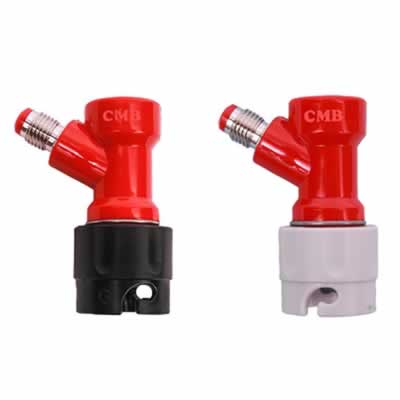 Disconnects (Set of 2) for OUT (Liquid) , 1/4 MFL Shorter Version (2 1/2" Tall) and IN (gas), 1/4 MF / Disconnects (Set of 2) for OUT (Liquid) , 1/4 MFL