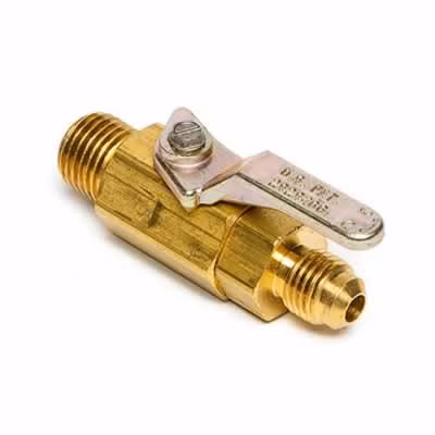 Taprite Brass Check Valve with 1/4" MFL Shutoff / Brass Check valve , Taprite 1/4" MFL