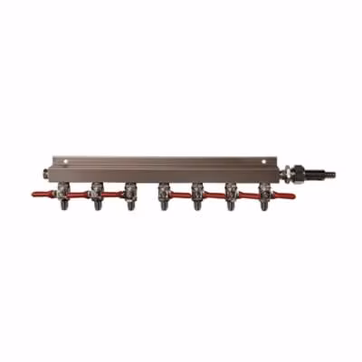 GovReg®  Controlled Air Distributor/Manifold- 7 way with 1/4 MFL Check Valves / GovReg®  Controlled Air Distributor/Manifold- 7 wa