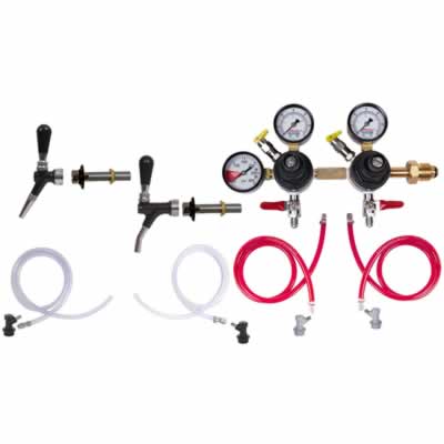 2 Faucet Fridge Kit for Nitro Coffee and Cold Brew Coffee / 2 Faucet Fridge Kit for Cold Brew & Nitro Coffee