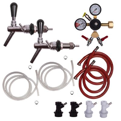 Flow Control / 2 Faucet Fridge Kegging Kit (Alternate View 2)