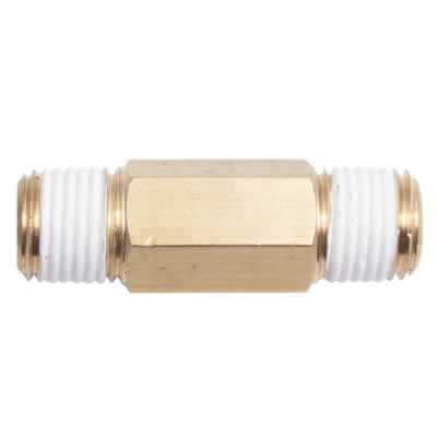 Hex Nipple, Dual Left-Hand Thread, 1-7/8" (Alternate View 1)